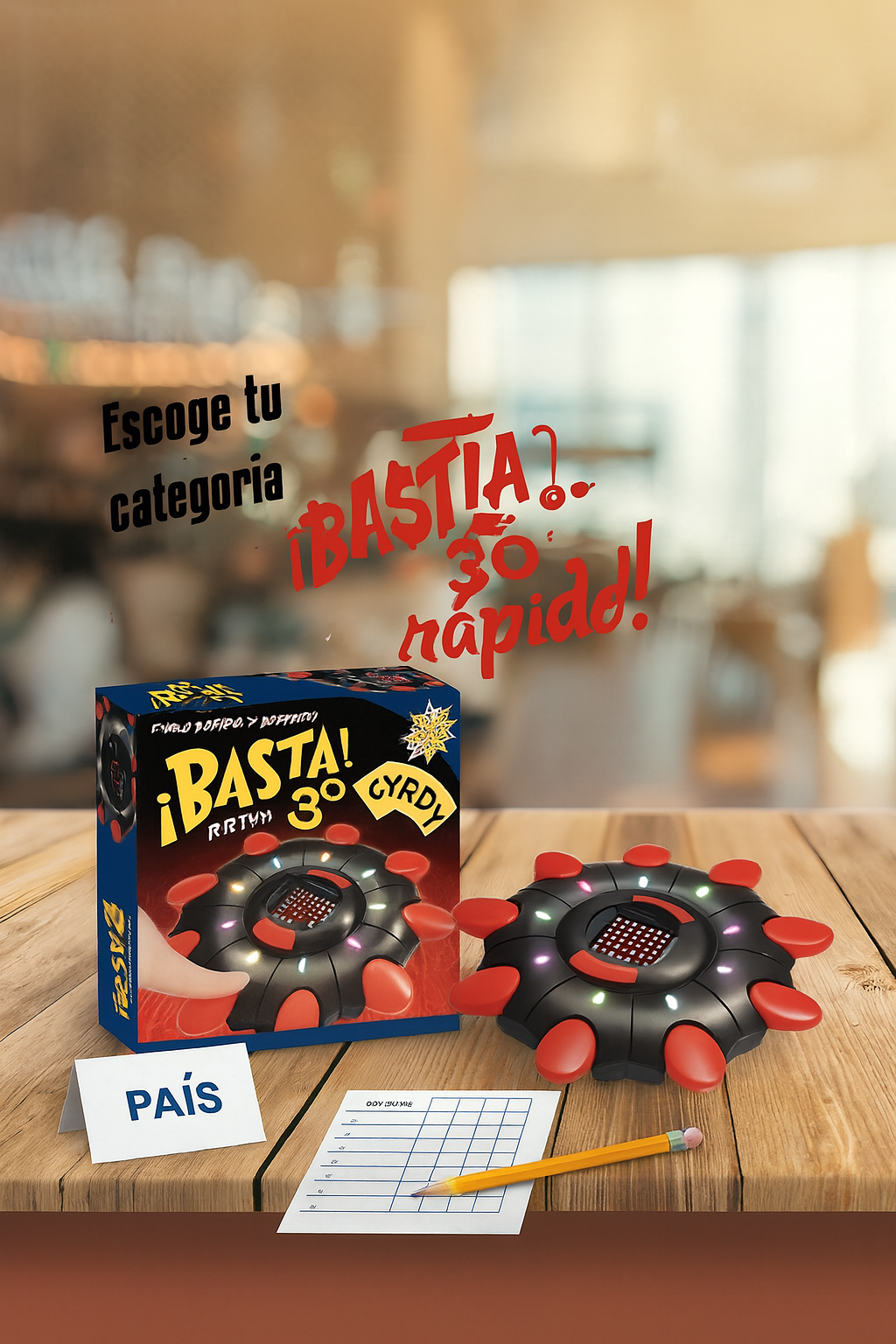 juego de mesa basta 3.0 a pilas